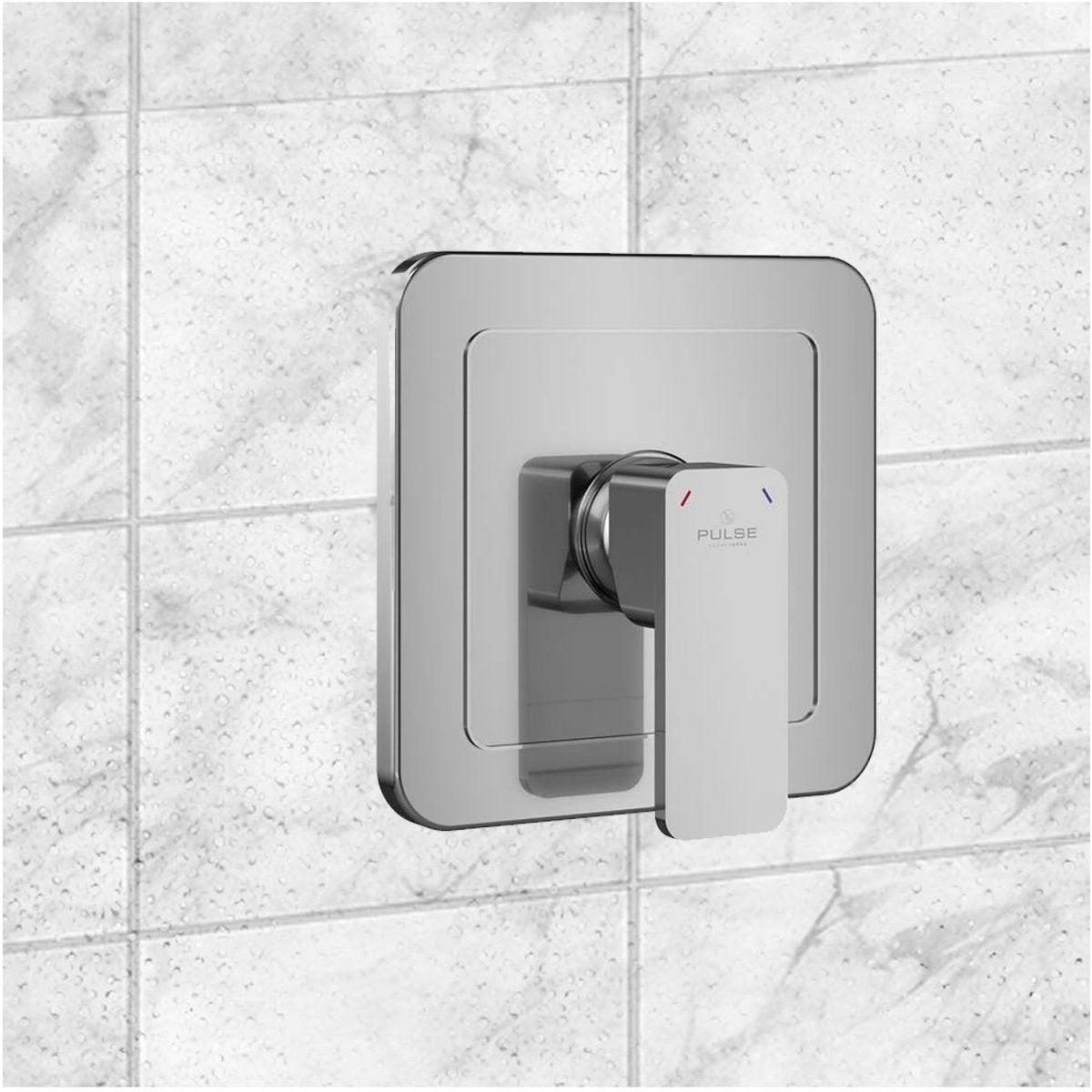 Tru-Temp Mixing Valve - 7.25X 7.25 X 5 -Square - 1/2"Rough-In Valve - Bathroom Plumbing Fixture