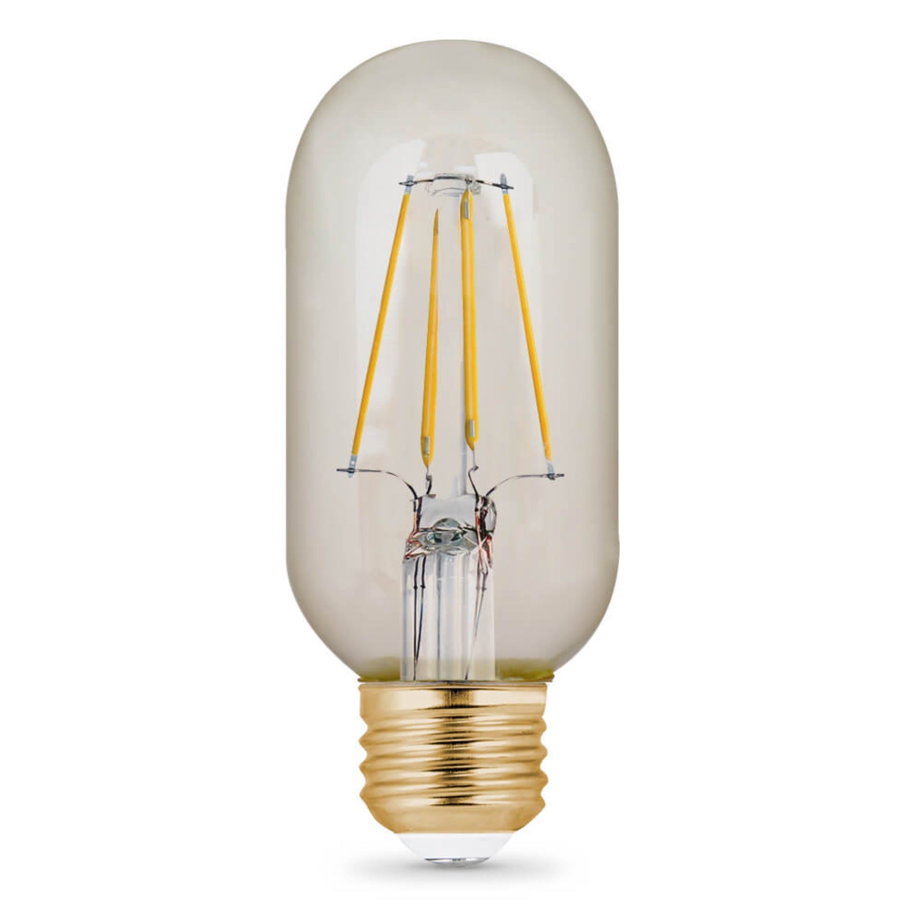 T14 LED Light Bulb, Watts, E26, Dimmable, 300 lumens, 2100K,
