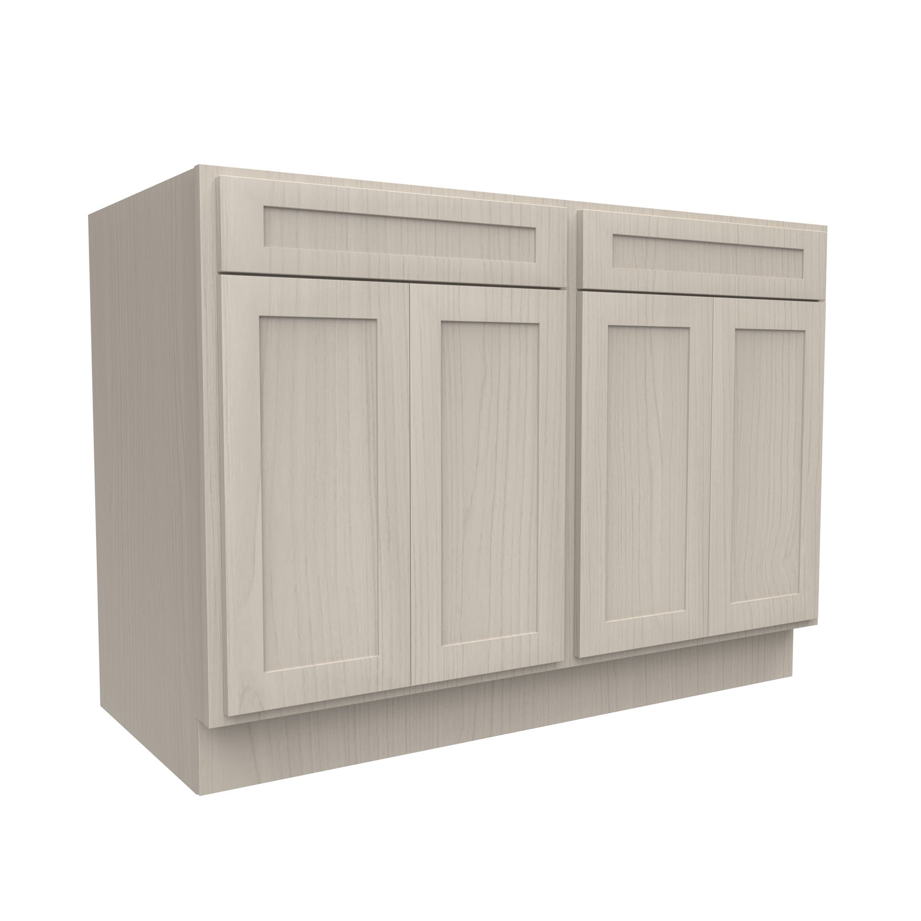 Split Level Storage Cabinet with Veneer Doors (48'' W)