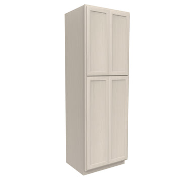 Double Door Utility Cabinet |Elegant Stone|30W x 90H x 24D