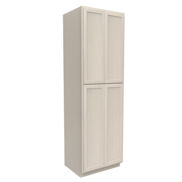 Double Door Utility Cabinet |Elegant Stone|30W x 96H x 24D