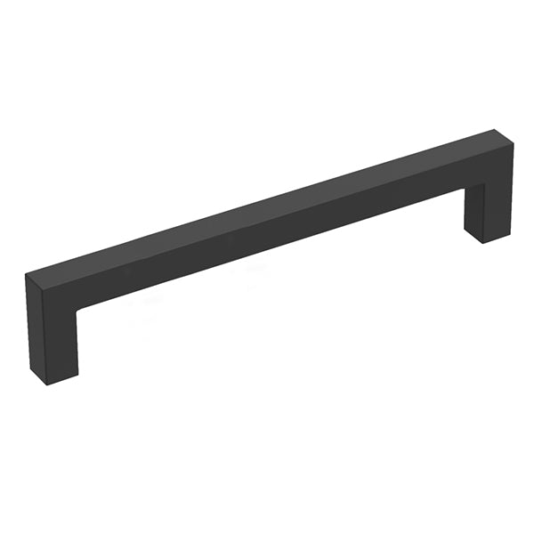 Heritage Designs Collection - SQUARE BAR PULL, 128MM Center to Center, (Pack of 10 Pulls) - Hickory Hardware|R077747
