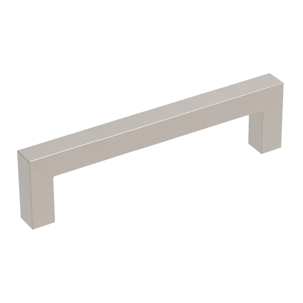 Heritage Designs Collection - SQUARE BAR PULL, 96MM Center to Center, (Pack of 10 Pulls) - Hickory Hardware|R078429