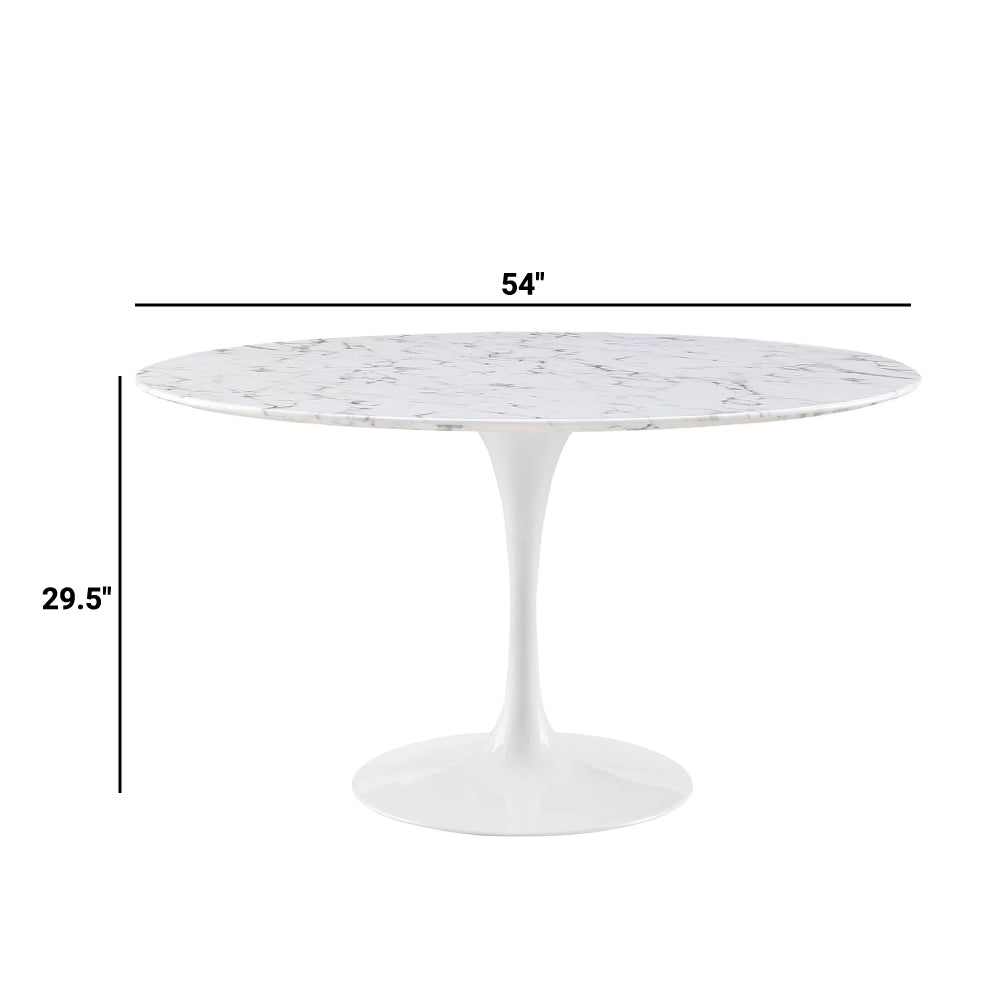 Lippa Artificial Marble Dining Table