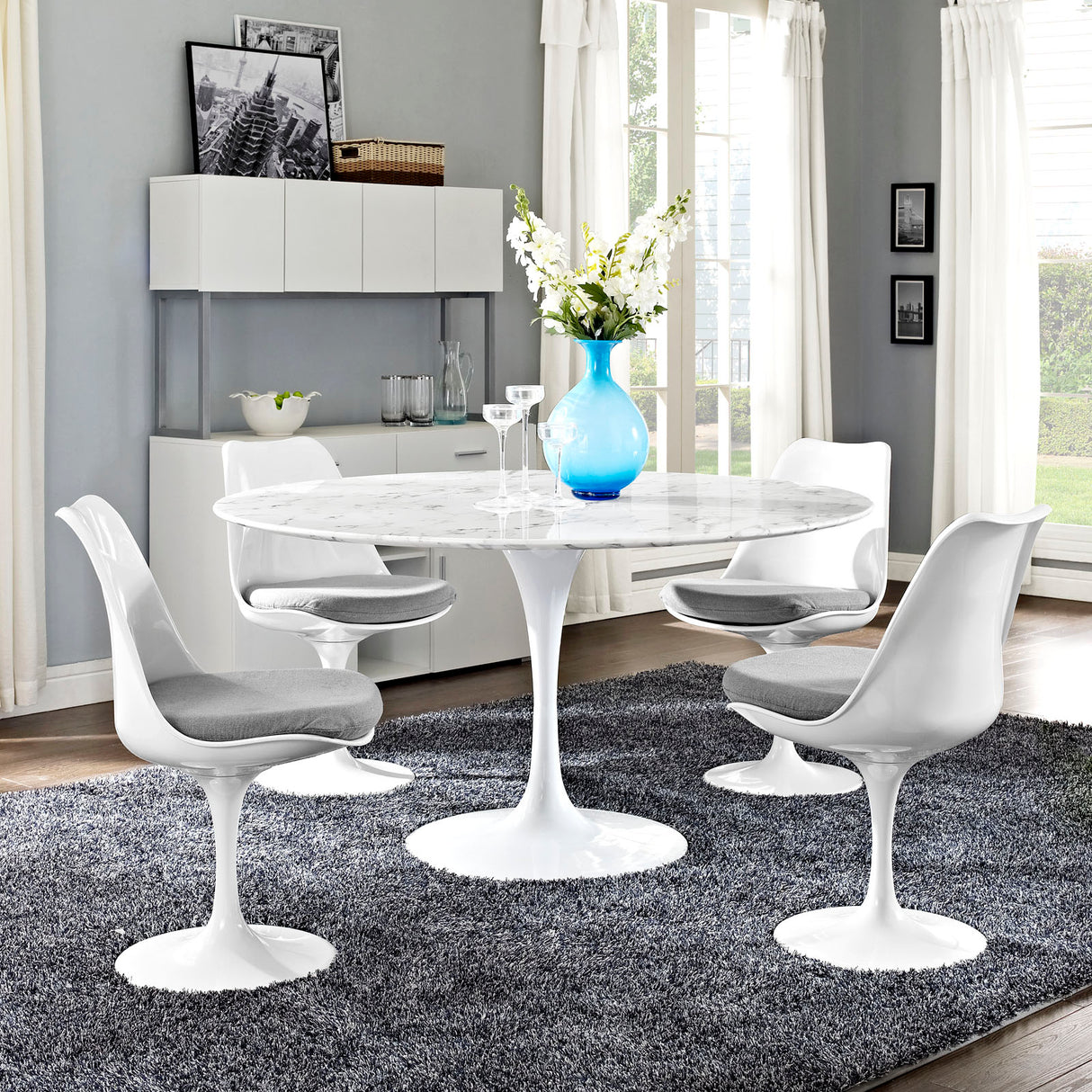 Lippa Artificial Marble Dining Table