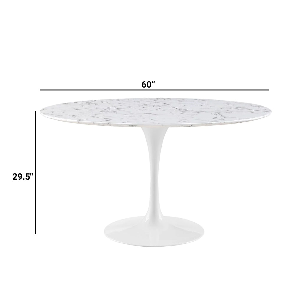 Lippa Artificial Marble Dining Table
