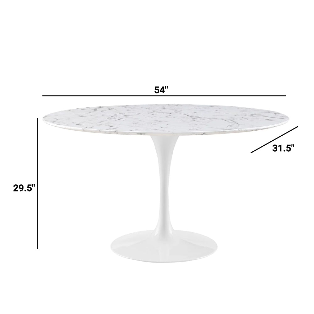 Lippa Artificial Marble Dining Table