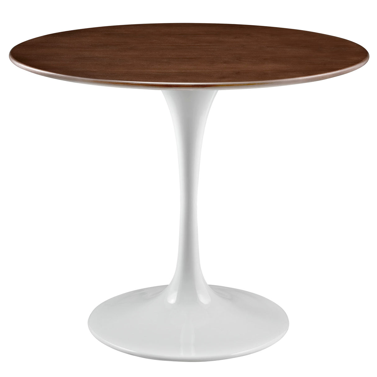 Lippa 36" Round Dining Room Table Set - Modern Dining Table Set - Walnut - BUILDMYPLACE