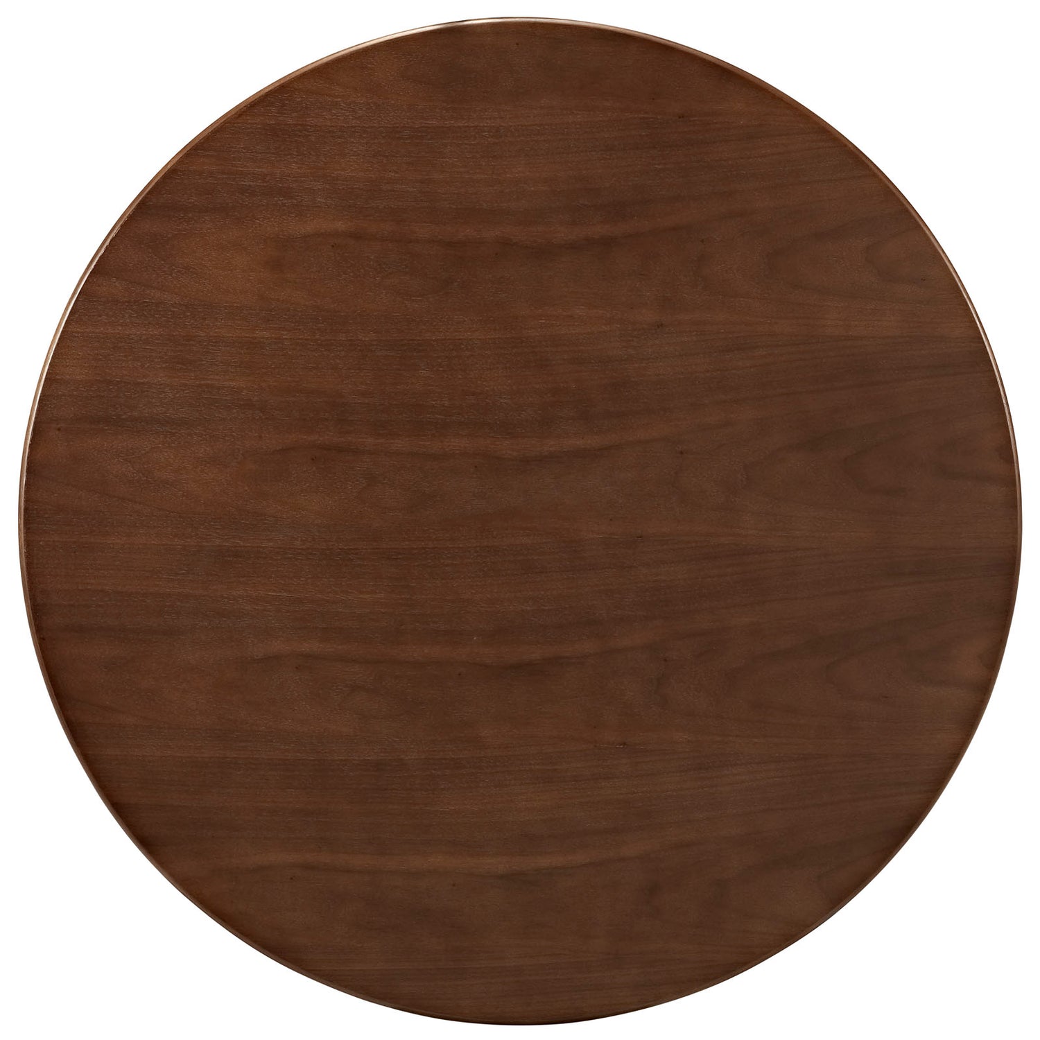 Lippa 36" Round Dining Room Table Set - Modern Dining Table Set - Walnut - BUILDMYPLACE