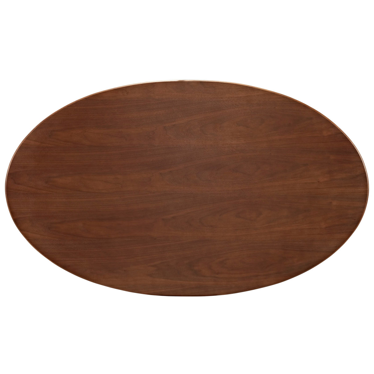Lippa 60" Oval Walnut Dining Table Walnut - BUILDMYPLACE