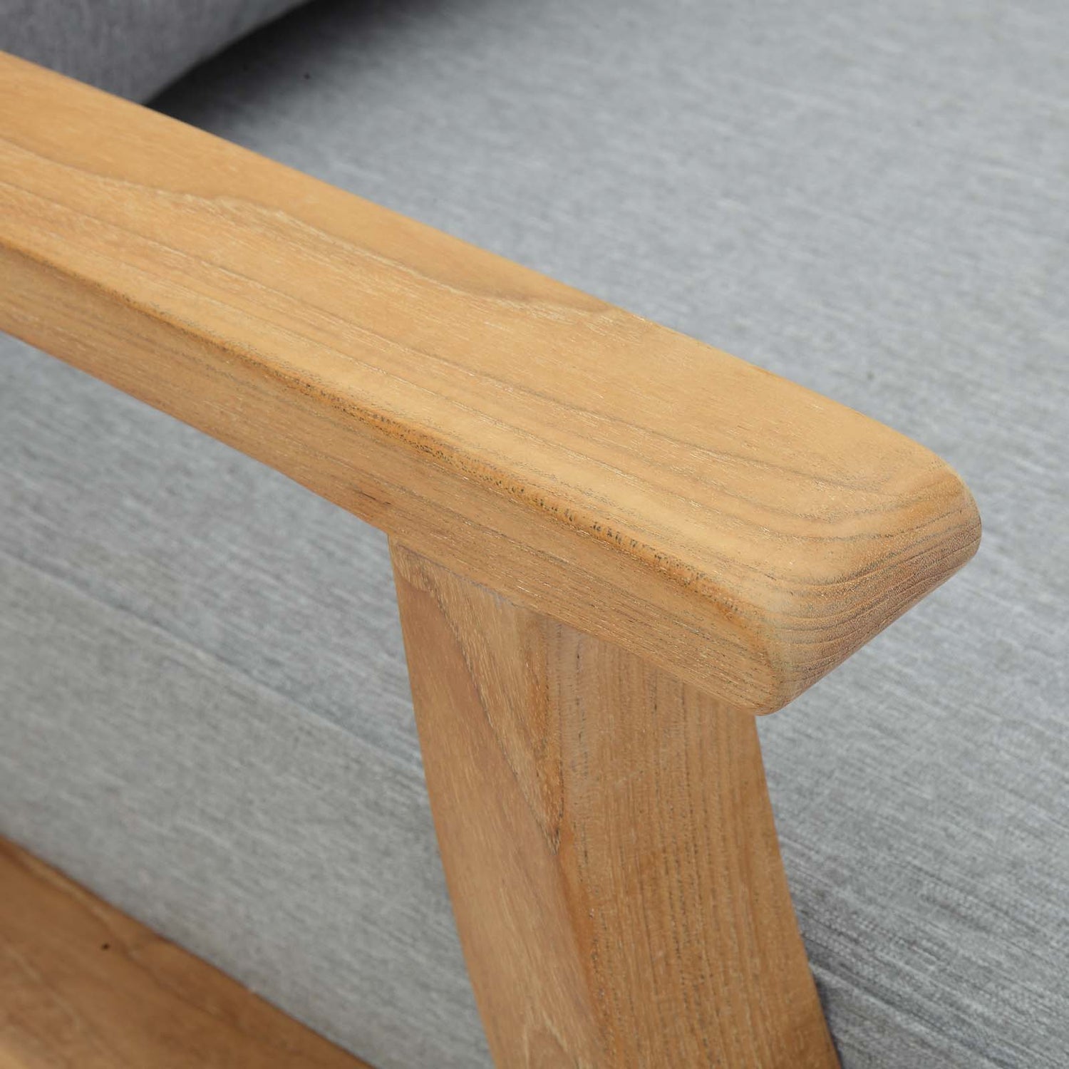 Marina Outdoor Patio Teak Armchair - BUILDMYPLACE