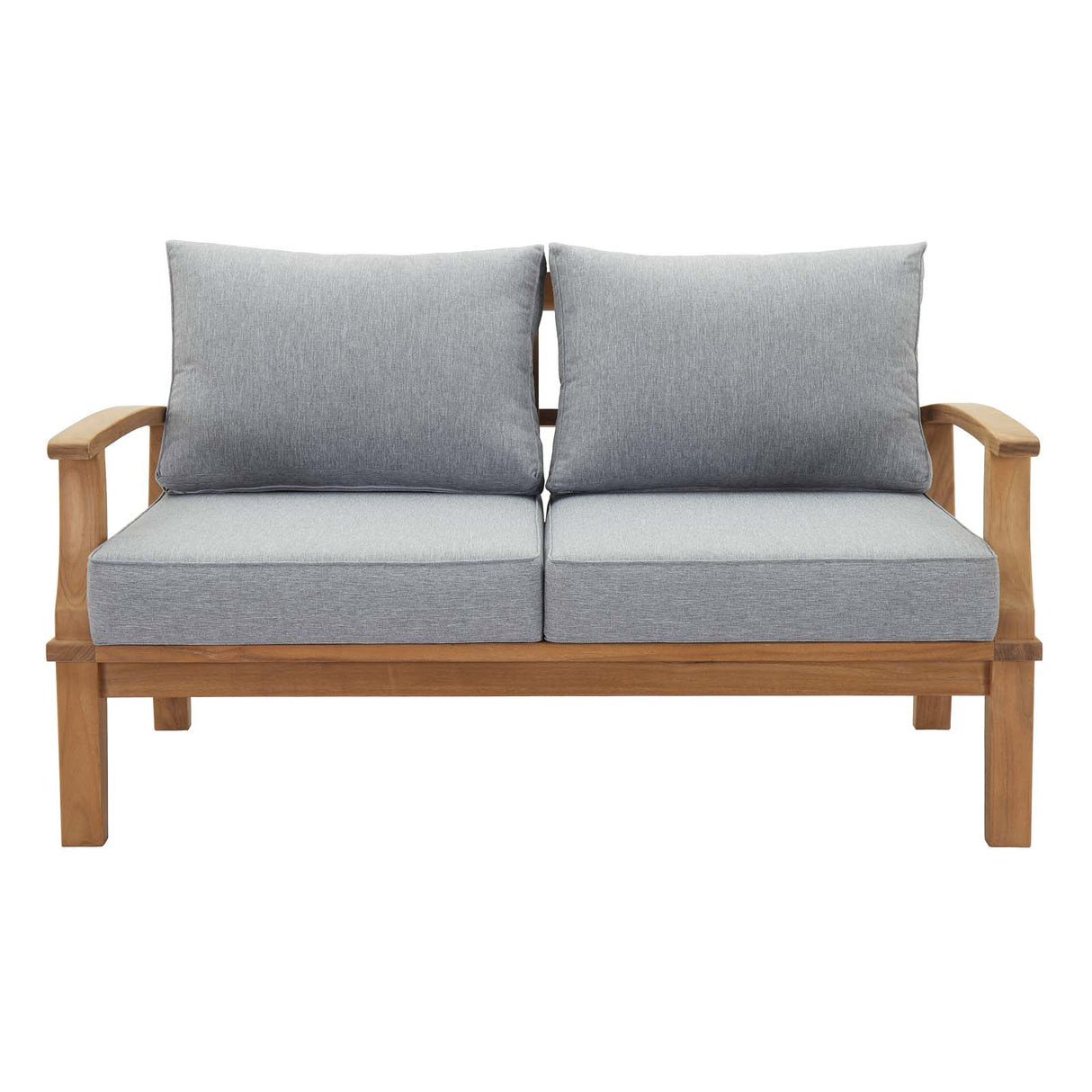 Marina Outdoor Patio Teak Loveseat - BUILDMYPLACE