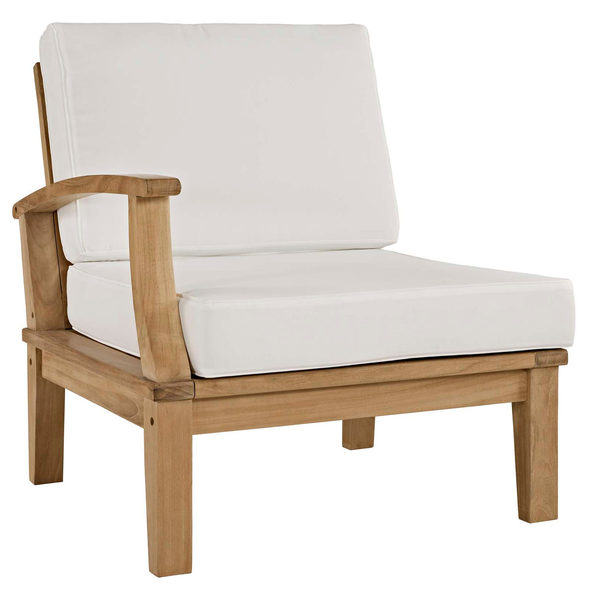 Marina Outdoor Patio Teak Sofa - BUILDMYPLACE