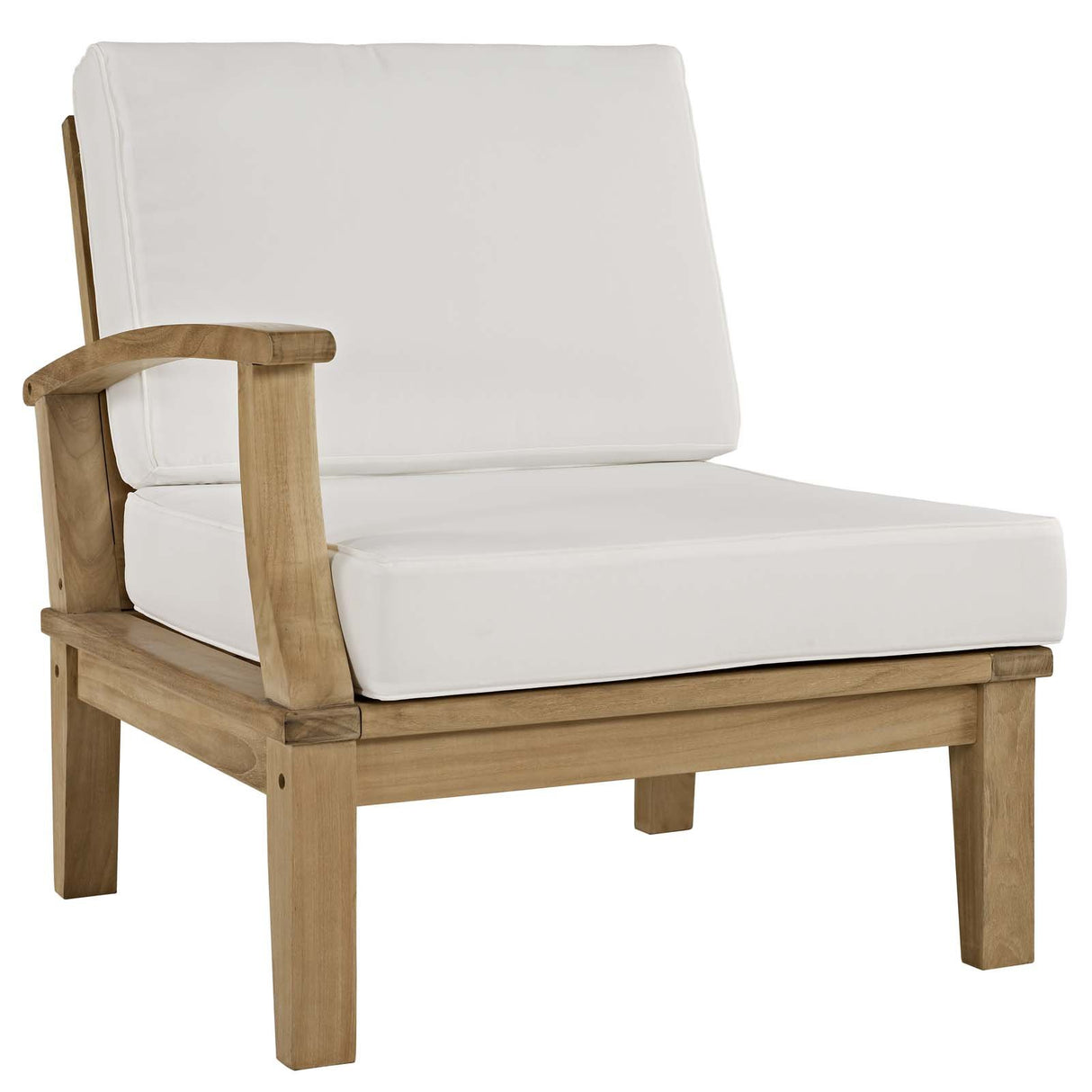 Marina Outdoor Patio Teak Sofa - BUILDMYPLACE