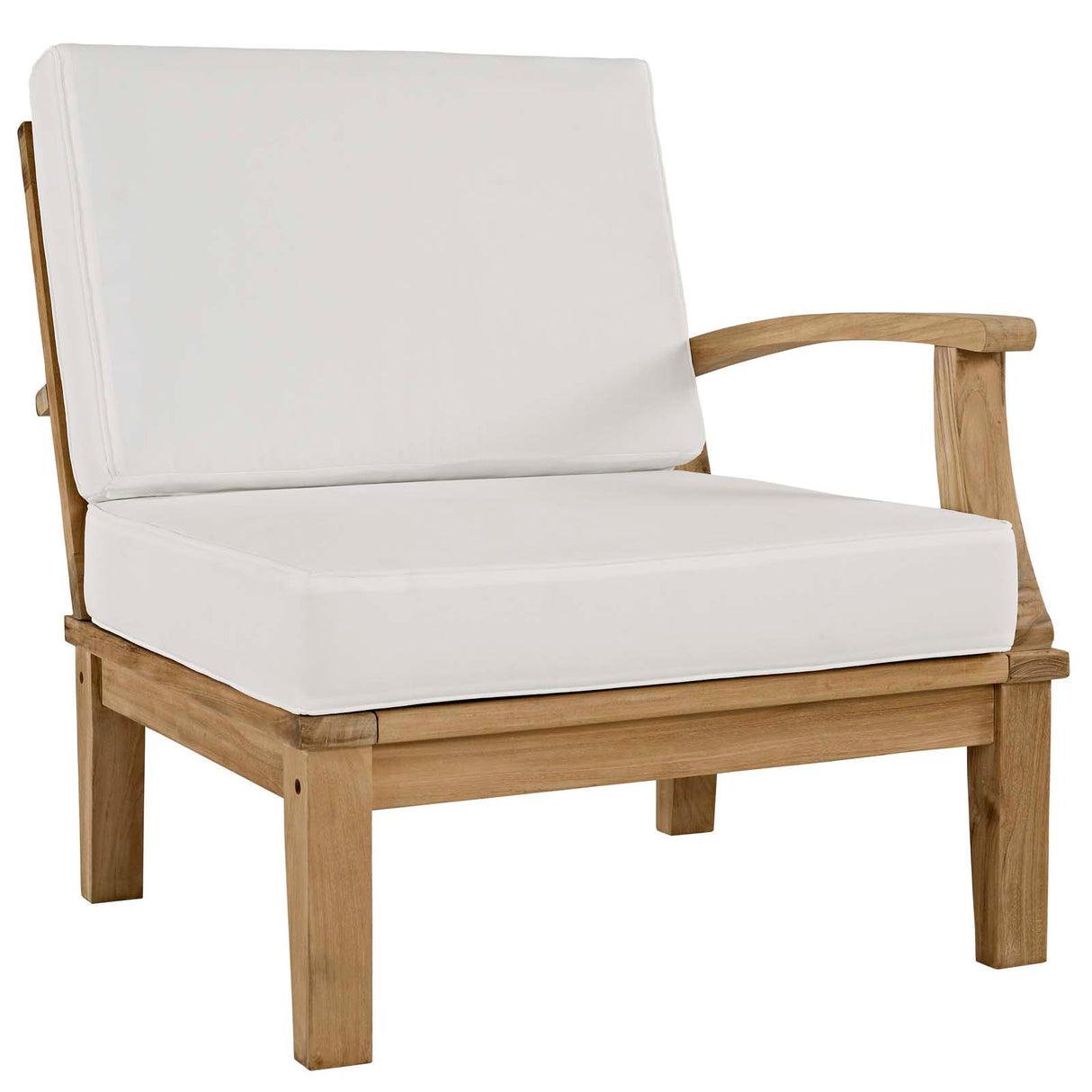 Marina Outdoor Patio Teak Sofa - BUILDMYPLACE