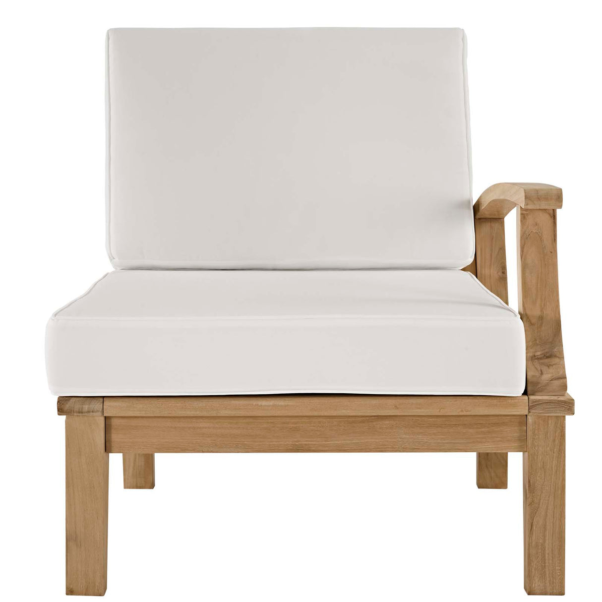 Marina Outdoor Patio Teak Sofa - BUILDMYPLACE