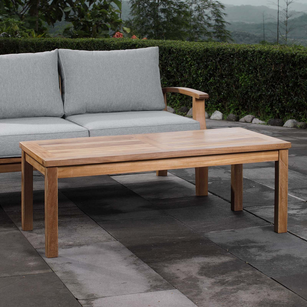 Marina Outdoor Patio Teak Coffee Table