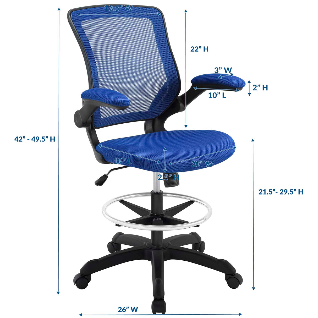 Stylish Drafting Chair for Office | BUILDMyplace