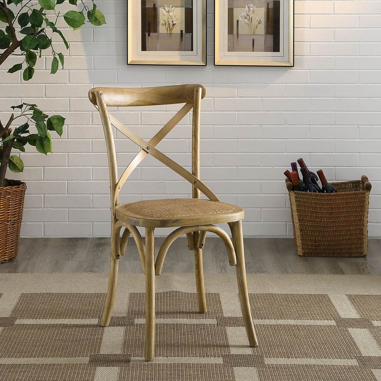 Modern Gear Dining Armless Side Chair - Leisure Tea - Breakfast Chair - BUILDMYPLACE