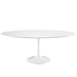 Lippa 78" Oval Wood Top Dining Table - Modern Dining Table Set - BUILDMYPLACE