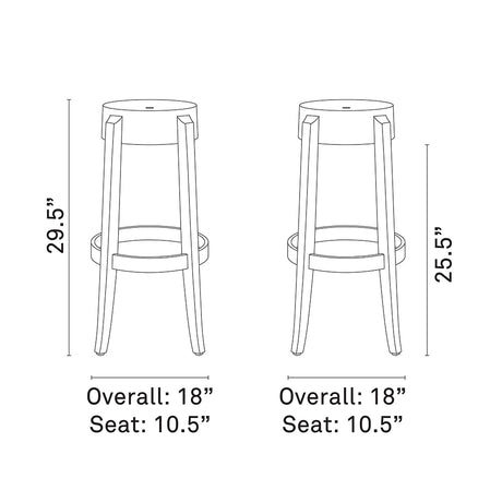 Modern Casper Counter Height Bar Stool - Dinner Counter And Bar Stools - BUILDMYPLACE