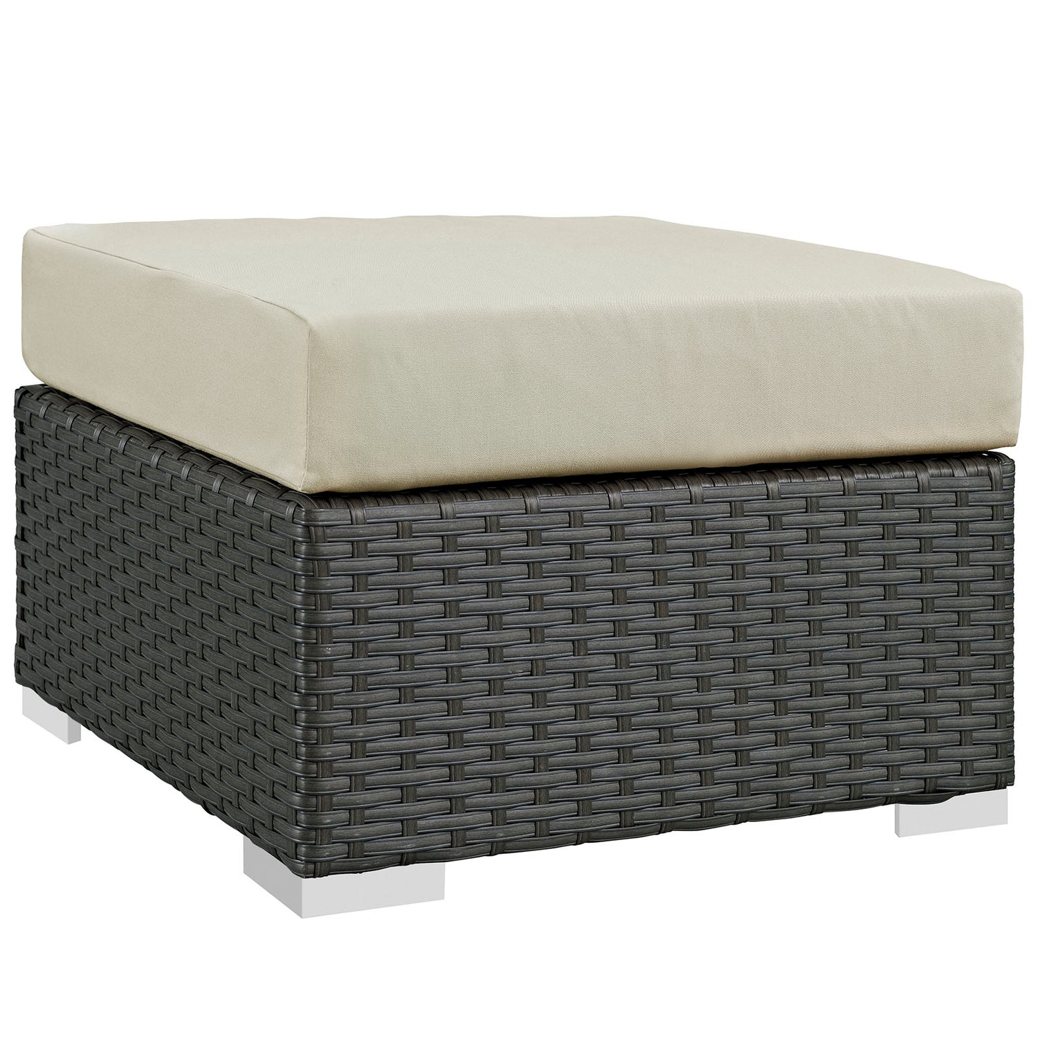 Sojourn Outdoor Patio Sunbrella Ottoman - BUILDMYPLACE