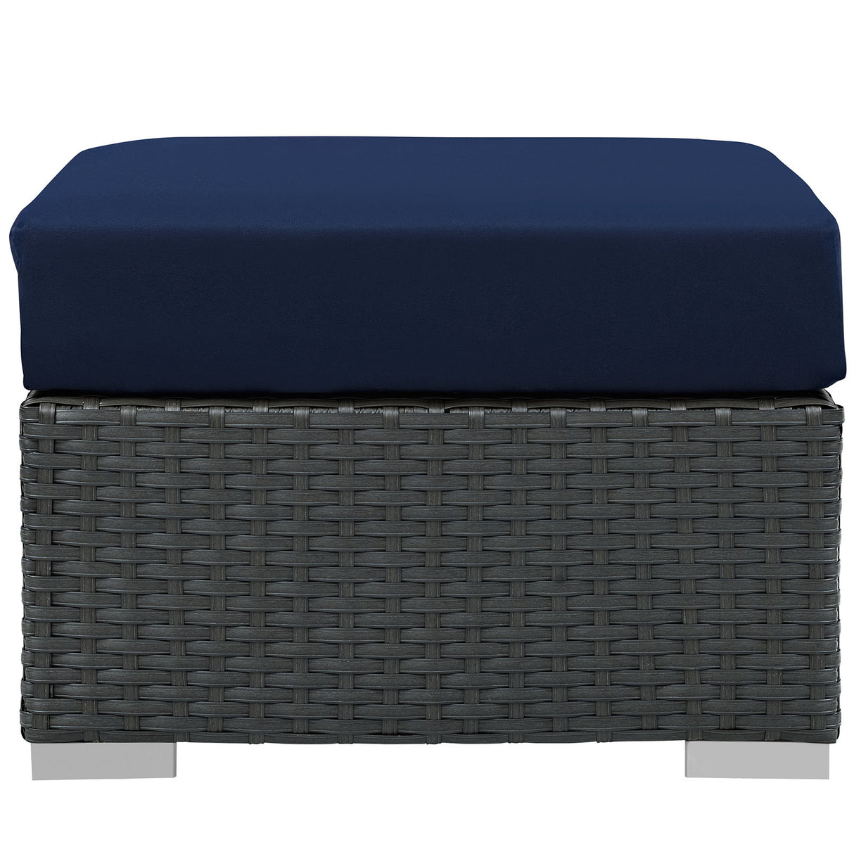 Sojourn Outdoor Patio Sunbrella Ottoman - BUILDMYPLACE