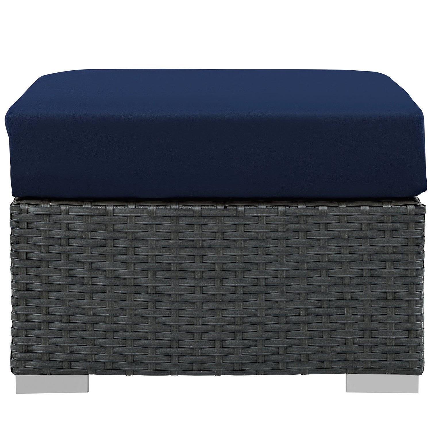 Sojourn Outdoor Patio Sunbrella Ottoman - BUILDMYPLACE