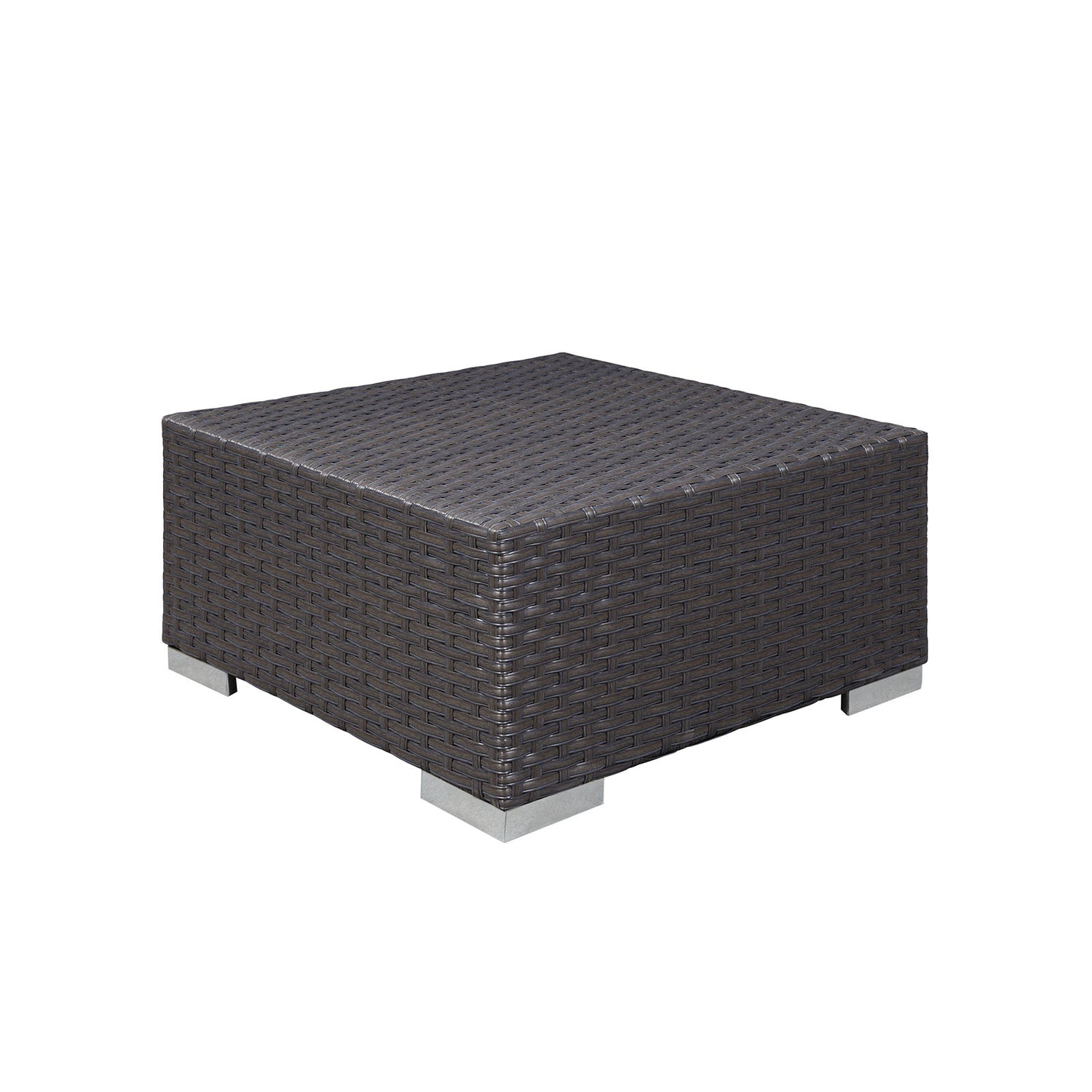 Sojourn Outdoor Patio Sunbrella Ottoman - BUILDMYPLACE