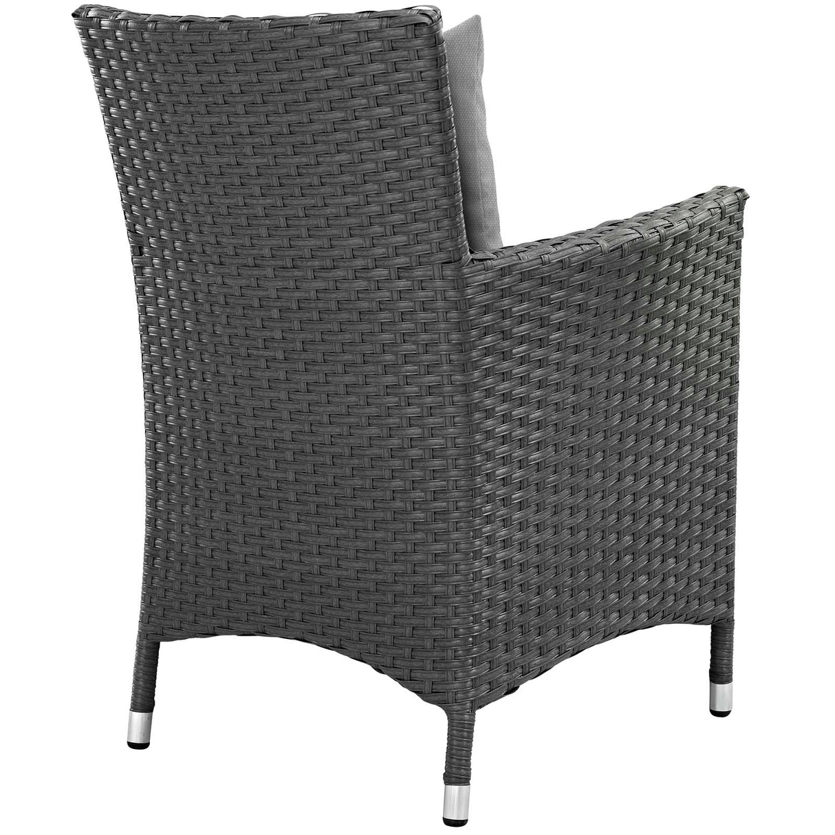 Sojourn Dining Outdoor Patio Sunbrella Armchair - BUILDMYPLACE