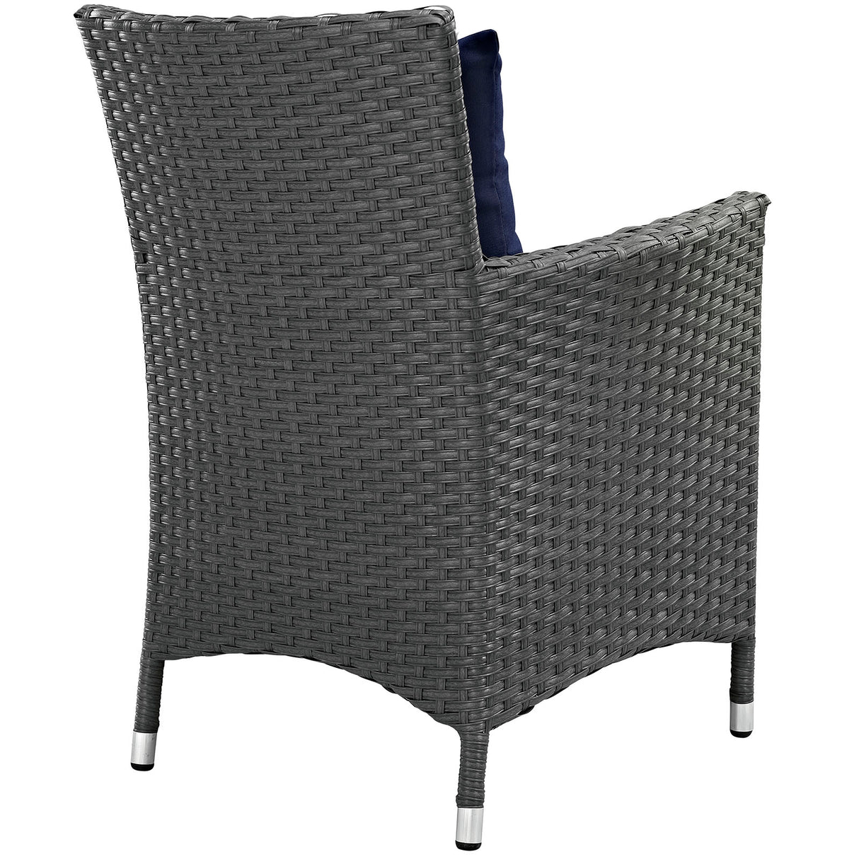 Sojourn Dining Outdoor Patio Sunbrella Armchair - BUILDMYPLACE
