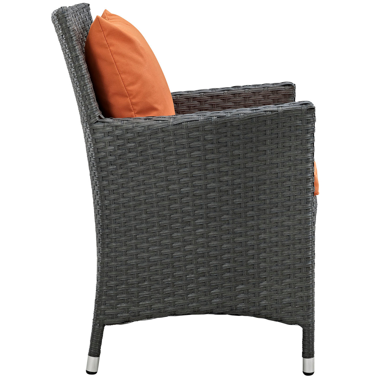 Sojourn Dining Outdoor Patio Sunbrella Armchair - BUILDMYPLACE