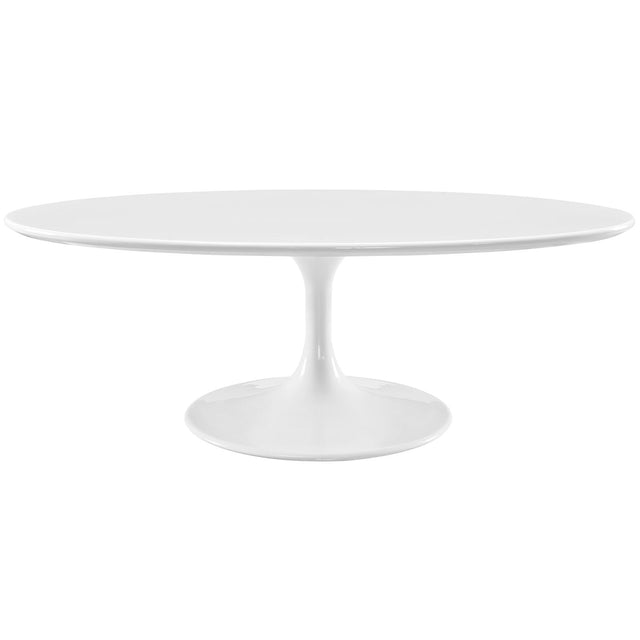 Lippa 48" Oval - Shaped Wood Top Coffee Table -  Dining Table - BUILDMYPLACE