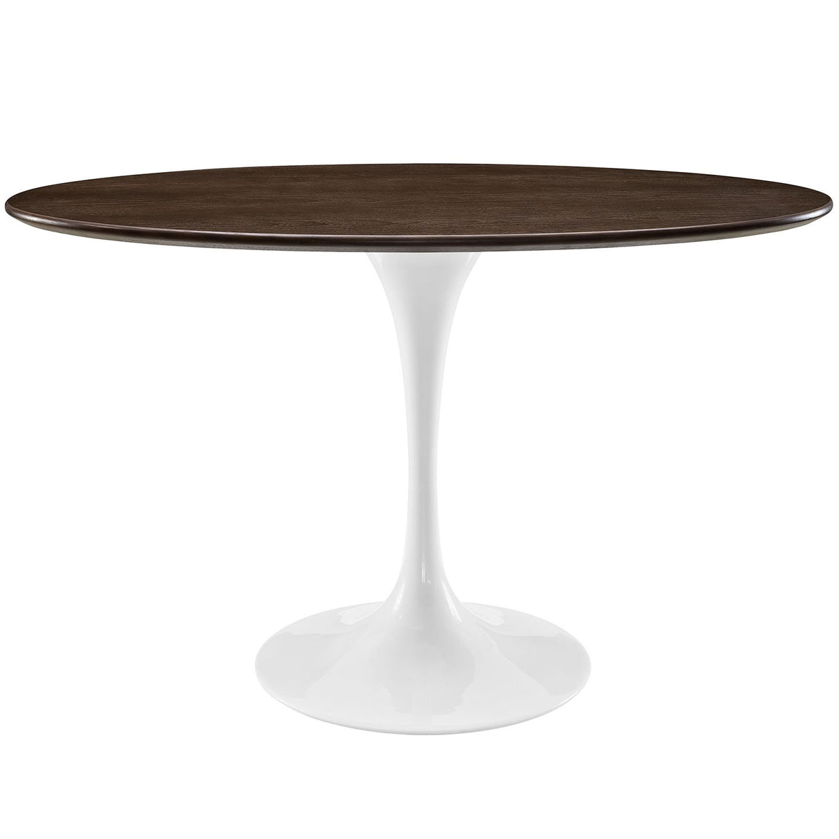 Lippa 48" Oval Walnut Dining Table - BUILDMYPLACE