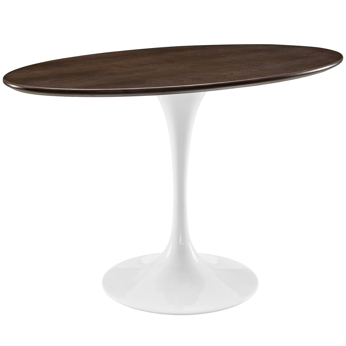 Lippa 48" Oval Walnut Dining Table - BUILDMYPLACE