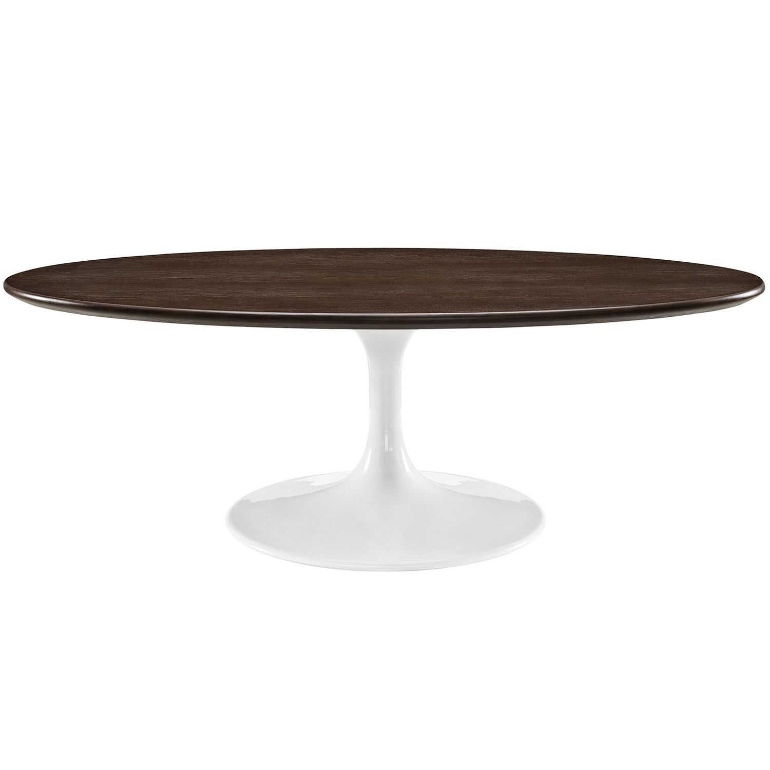 Lippa 48"Oval Top Coffee Table - Metal Tapered Base Dining Table