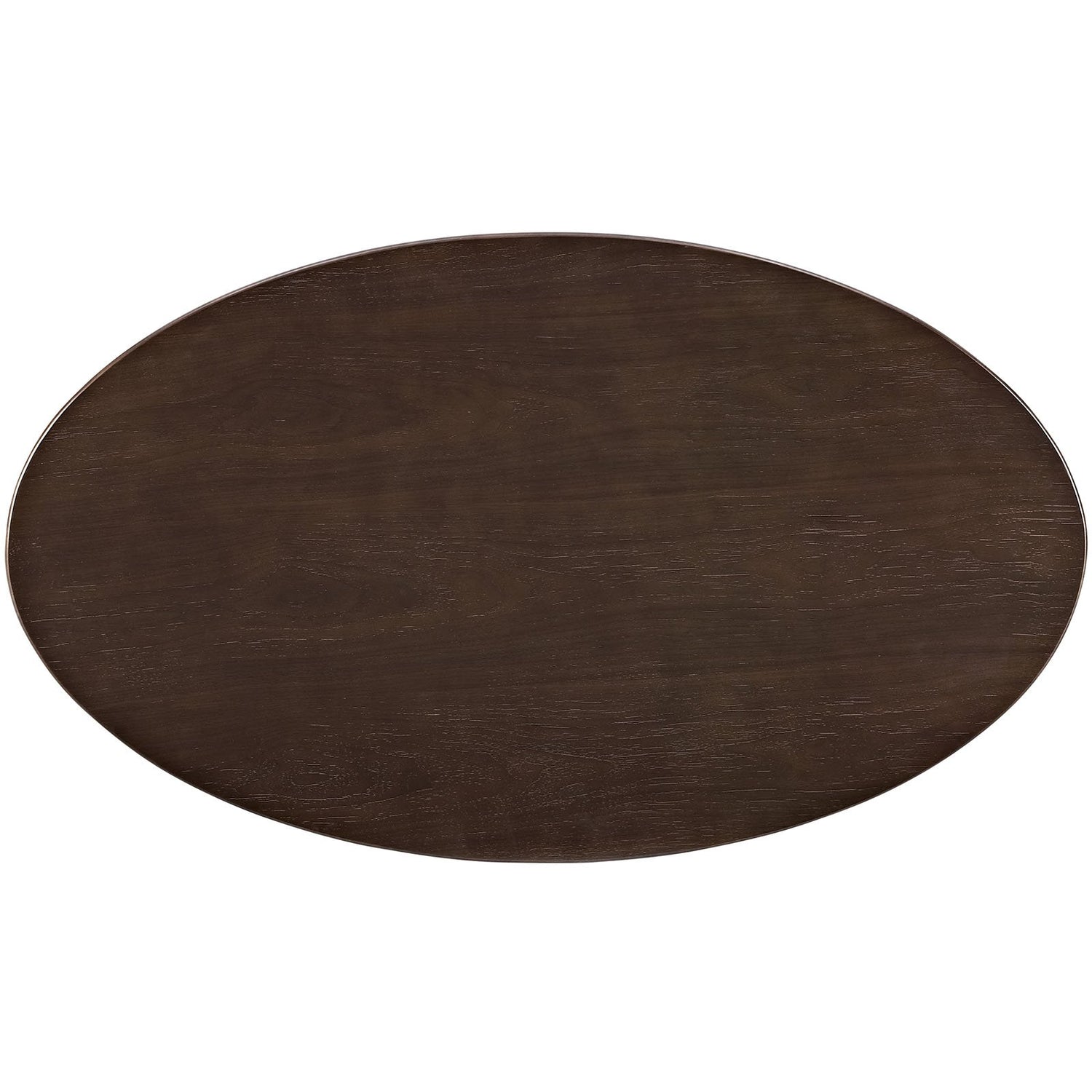 Lippa 48"Oval Top Coffee Table - Metal Tapered Base Dining Table