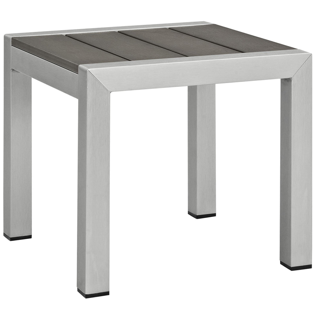 Shore Outdoor Patio Aluminum Side Table - BUILDMYPLACE