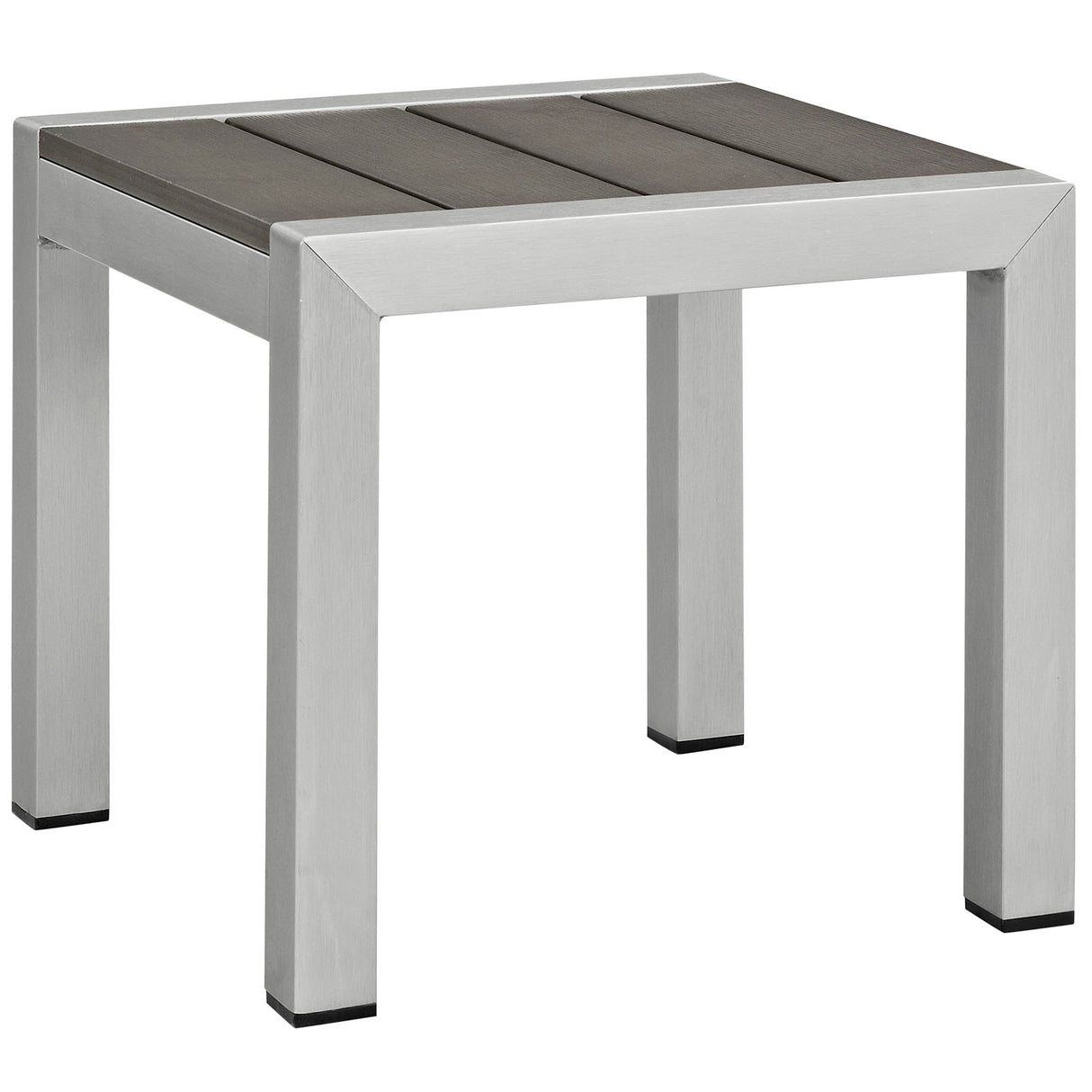 Shore Outdoor Patio Aluminum Side Table - BUILDMYPLACE