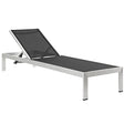 Shore Outdoor Patio Aluminum Mesh Chaise - BUILDMYPLACE