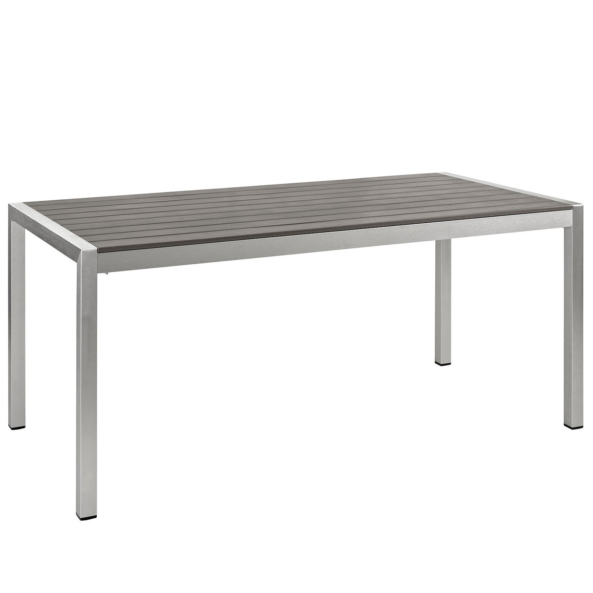 Shore Outdoor Patio Aluminum Dining Table - BUILDMYPLACE