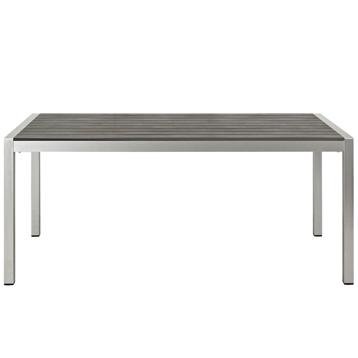 Shore Outdoor Patio Aluminum Dining Table - BUILDMYPLACE