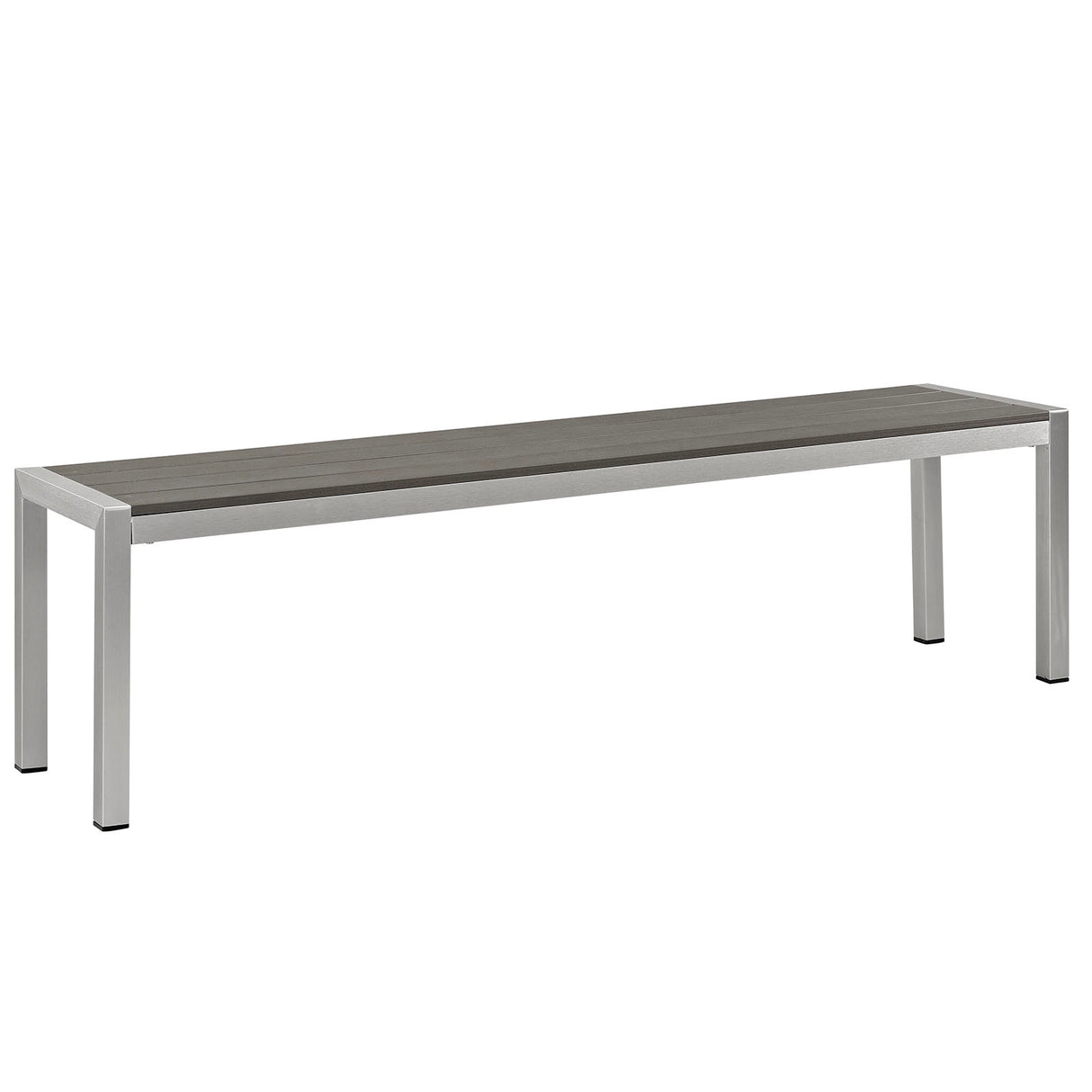 Shore Outdoor Patio Aluminum Bench - BUILDMYPLACE