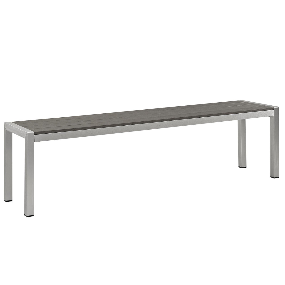 Shore Outdoor Patio Aluminum Bench - BUILDMYPLACE