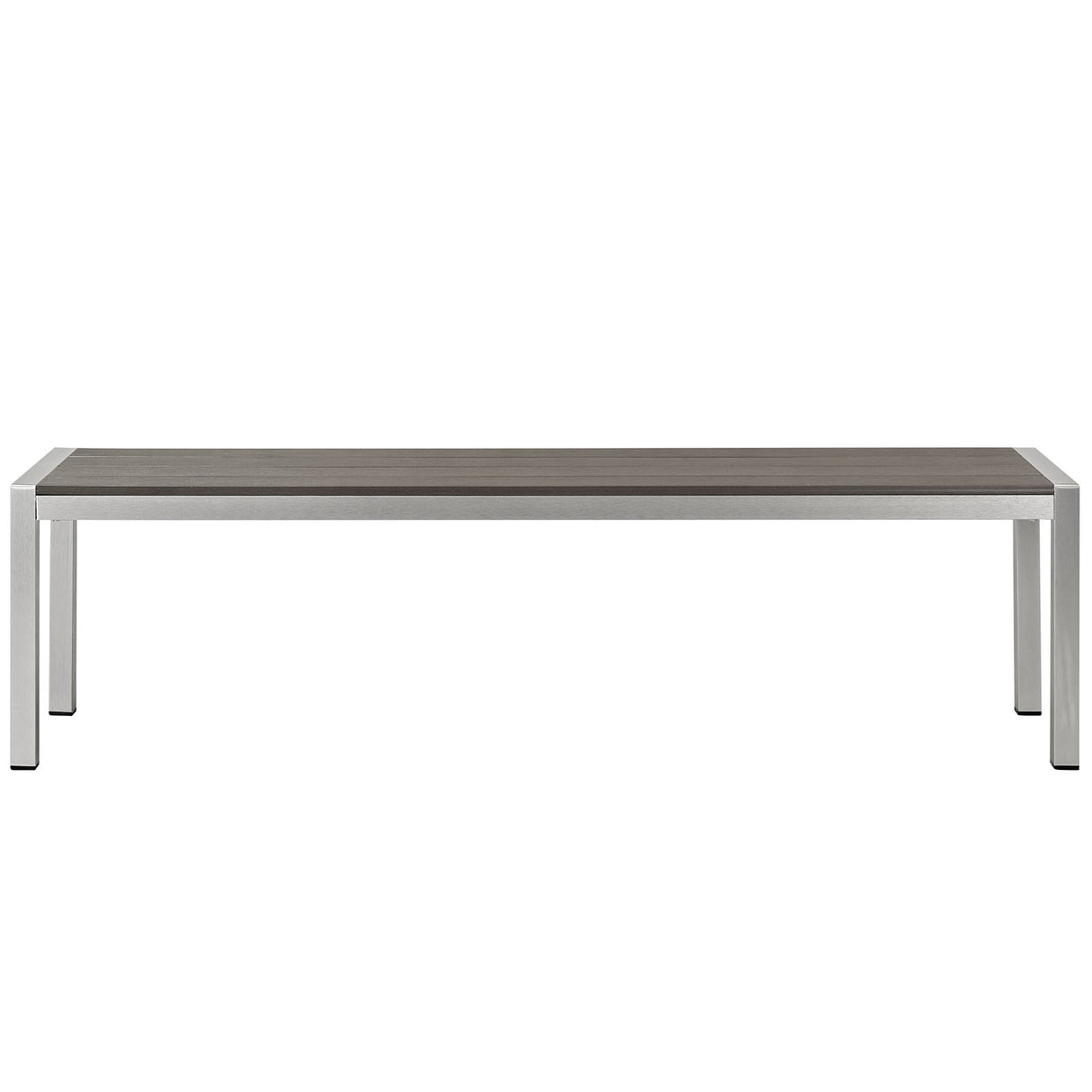 Shore Outdoor Patio Aluminum Bench - BUILDMYPLACE