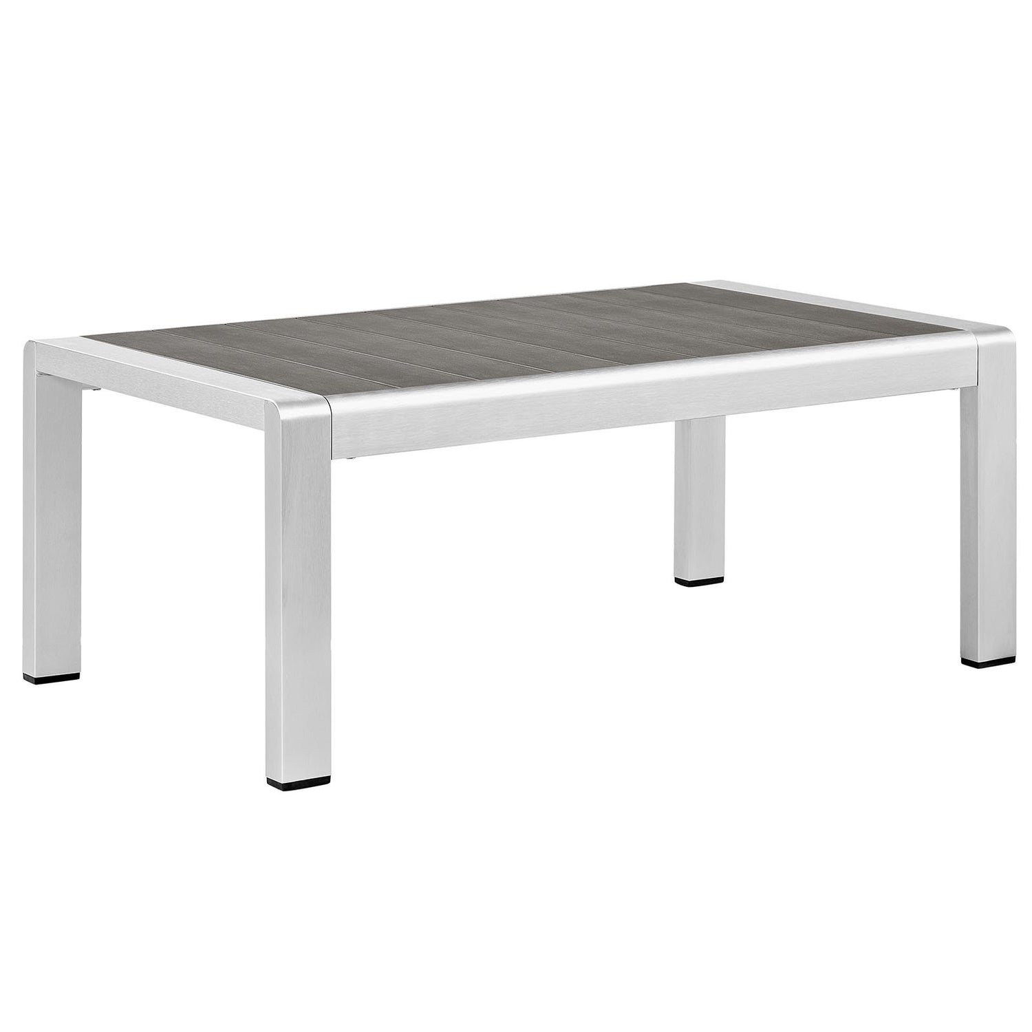 Shore Outdoor Patio Aluminum Coffee Table - BUILDMYPLACE