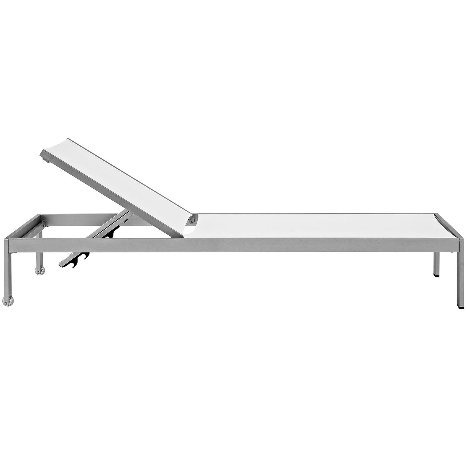 Shore Outdoor Patio Aluminum Mesh Chaise - BUILDMYPLACE