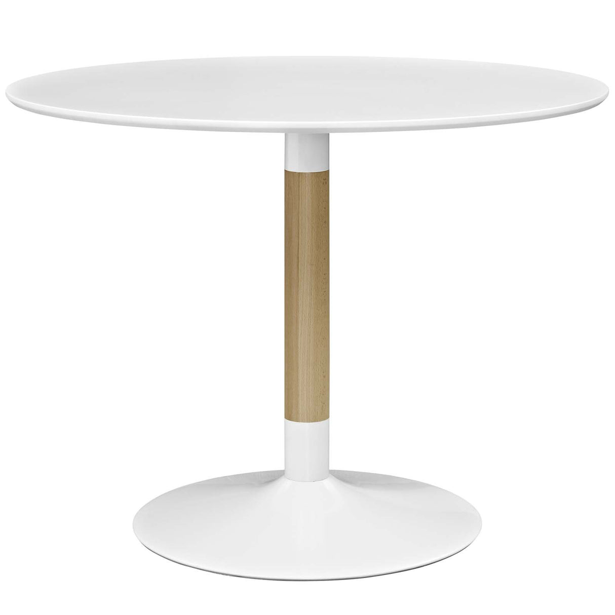 Modern Whirl Round Kitchen And Dining Table - White Space Saving Dining Room Tables - BUILDMYPLACE