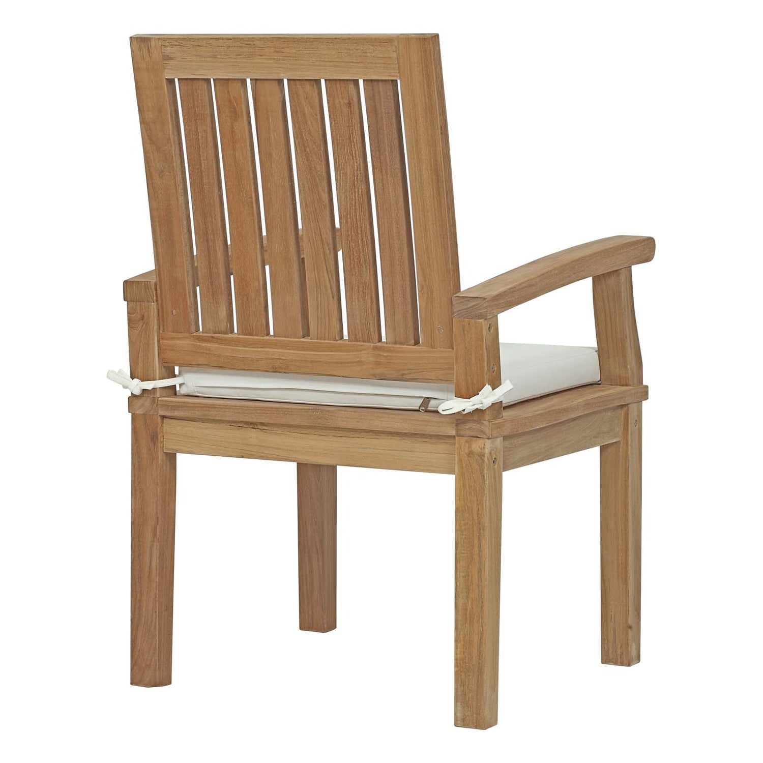 One Marina Outdoor Patio Teak Dining Chair - BUILDMYPLACE