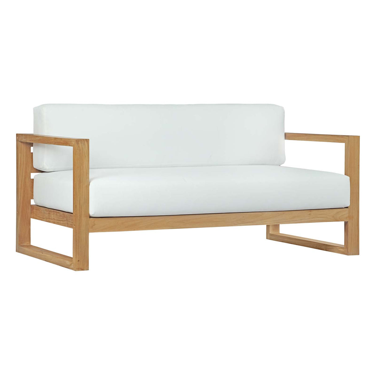 Upland Outdoor Patio Teak Sofa - BUILDMYPLACE